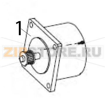 Stepper motor tear-off and cutter option 8 dot (203 dpi) Zebra S600 Stepper motor tear-off and cutter option 8 dot (203 dpi) Zebra S600Запчасть на деталировке под номером: 1