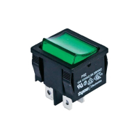 Переключатель клавишный 250 В/AC, 6 А, 2 x вкл/выкл, 1 шт TE Connectivity 1634200-1