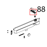 Staffa sup. porta Unox XBC 905