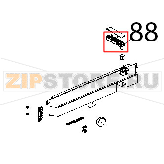 Staffa sup. porta Unox XBC 905 Staffa sup. porta Unox XBC 905Запчасть на деталировке под номером: 88