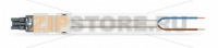Кабель соединительный; Eca; розетка/открытая; 2-полюса; код. L; H05VV-F 2 x 2,5 мм; 8 m; 2,50 mm; темно-серые Wago 771-8982/107-804