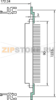 Z-шина, HP 40, алюминий, прозрачно-анодированный, для штекерных разъёмов по DIN EN 60603-2 Bopla ZS/M 00040