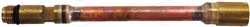Copper Pipe L. 140mm with O-R (for flex. 