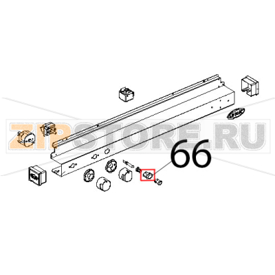 Supporto D16, ellittico nichel opaco Unox XF 193 Supporto D16, ellittico nichel opaco Unox XF 193Запчасть на деталировке под номером: 66
