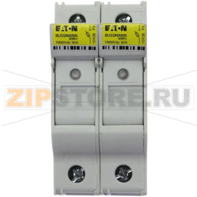Держатель предохранителя, 32 A, DC 1000 В, 10x38 мм, gPV, 2P, UL, IEC Eaton 2P 10x38MFH30A1000Vdc 
