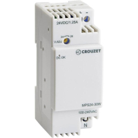 Блок питания на DIN-рейку 1.25 А, 30 Вт, 1 шт Crouzet 89451003