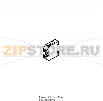 Клемма AVK16 (304161) Abat МПК-1400К Клемма AVK16 (304161) для посудомоечной машины Abat МПК-1400К
Производитель: ЧувашТоргТехника

Запчасть изображена на деталировке под номером:&nbsp;120000060650