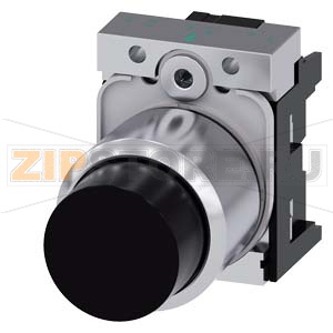 АКТУАТОР КНОПКИ С ВЫСОКИМ ФРОНТАЛЬНЫМ КОЛЬЦОМ (12MM), 22MM, КРУГЛ., МЕТАЛЛ, КНОПКА ЧЁРНАЯ ВЫСТУПАЮЩАЯ, БЕЗ ФИКСАЦИИ, С ДЕРЖАТЕЛЕМ, С ГРАВИРОВКОЙ ЛАЗЕРОМ, КАСТОМИЗИРОВАННЫЕ НАДПИСИ ИЛИ ГРАФИЧЕСКИЕ СИМВОЛЫ В СООТВЕТСТВИИ С ВЫБОРОМ В КОНФИГУРАТОРЕ SIRIUS ACT 