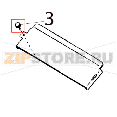 White screw M-3x4 Toshiba TEC B-SX5T-TS12/22-CN White screw M-3x4 Toshiba TEC B-SX5T-TS12/22-CNЗапчасть на деталировке под номером: 3