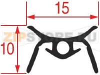 УПЛОТНИТЕЛЬ ВЕРХНЕЙ ДВЕРЦЫ 570 ММ