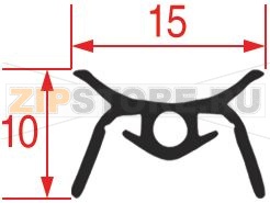 УПЛОТНИТЕЛЬ ВЕРХНЕЙ ДВЕРЦЫ 570 ММ 