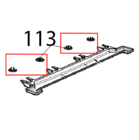 Clip fissaggio cassetto raccoglig Unox XBC 615EG