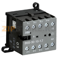 Миниконтактор В6S-30-10-2.8, 9 А, 400 B, AC3, катушка: 17-32 В/DC ABB GJL1213001R7102