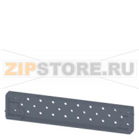 SIVACON, mounting rail, universal, suitable for cabinet depth 400 mm, L: 250 mm, zinc-plated Siemens 8MF1025-2AS30