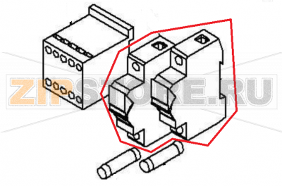 Fuse terminal 10x38 Angelo Po FX101E3  Fuse terminal 10x38 Angelo Po FX101E3Запчасть на 