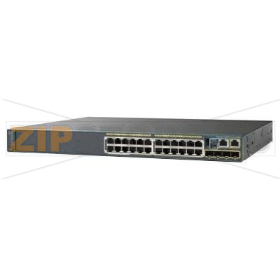 Коммутатор 24xGE (PoE), 4xSFP, LAN Base Cisco WS-C2960S-24PS-L 
