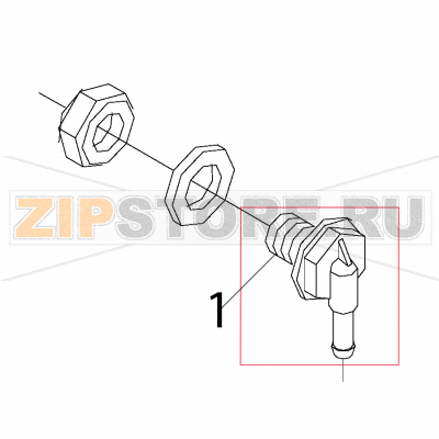 Detergent wall bushing Fagor FI-48 B Detergent wall bushing Fagor FI-48 BЗапчасть на деталировке под номером: 1Название запчасти Fagor на английском языке: Detergent wall bushing FI-48 B.