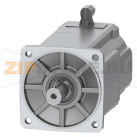 SIMOTICS S-1FK2 CT Серводвигатель М0 = 40 Нм; PN = 6,4 кВт при нн = 2000 оборотов в минуту (380-480); PN = 3,9 кВт при нн = 1000 оборотов в минуту (200-240 В); С удерживающим тормозом; Степень защиты IP65; Вал D38x80 мм с шпонкой; Абсолютный датчик 22-бит