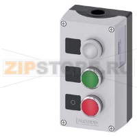 ПОСТ УПРАВЛЕНИЯ, 22MM, С КРУГЛЫМИ ВЫРЕЗАМИ, МАТЕРИАЛ КОРПУСА - МЕТАЛЛ, КРЫШКА КОРПУСА - СЕРАЯ, 3 КОМАНДНЫХ ТОЧКИ, МЕТАЛЛ, C=INDICATOR LIGHT CLEAR, МАРКИРОВКА, LED 24V, ВИНТОВЫЕ КЛЕММЫ, B=КНОПКА ЗЕЛЁНАЯ, МАРКИРОВКА: "I", 1НО, ВИНТОВЫЕ КЛЕММЫ, A=КНОПКА КРАС