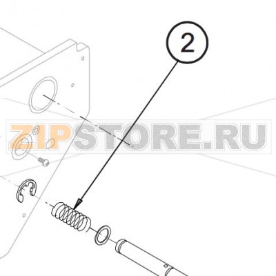 Пружины сжатия Datamax W-6208 Пружины сжатия Datamax W-6208Запчасть на сборочном чертеже под номером: 2Количество запчастей в комплекте: 10Название запчасти Datamax на английском языке: (10PK) Spring, Compression 