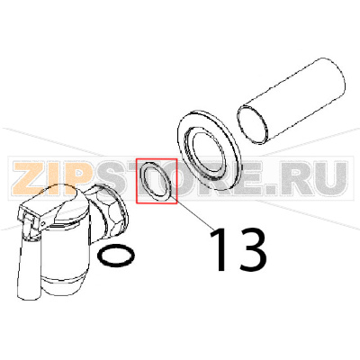 Уплотнительное кольцо Angelo Po 191PD1G Уплотнительное кольцо Angelo Po 191PD1GЗапчасть на деталировке под номером: 13