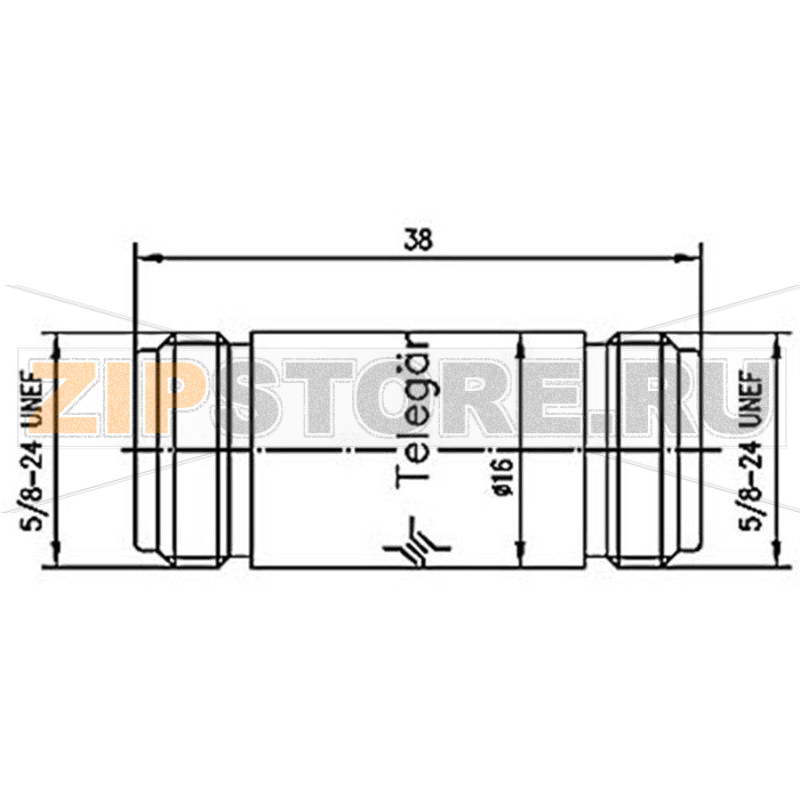 Разъем N, 1 шт Telegärtner J01024A0004 