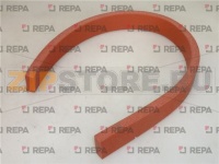 GUARNIZIONE ROSSA 25x10x460 mm