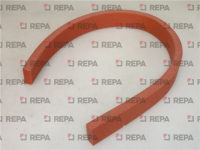 GUARNIZIONE ROSSA 25x10x460 mm