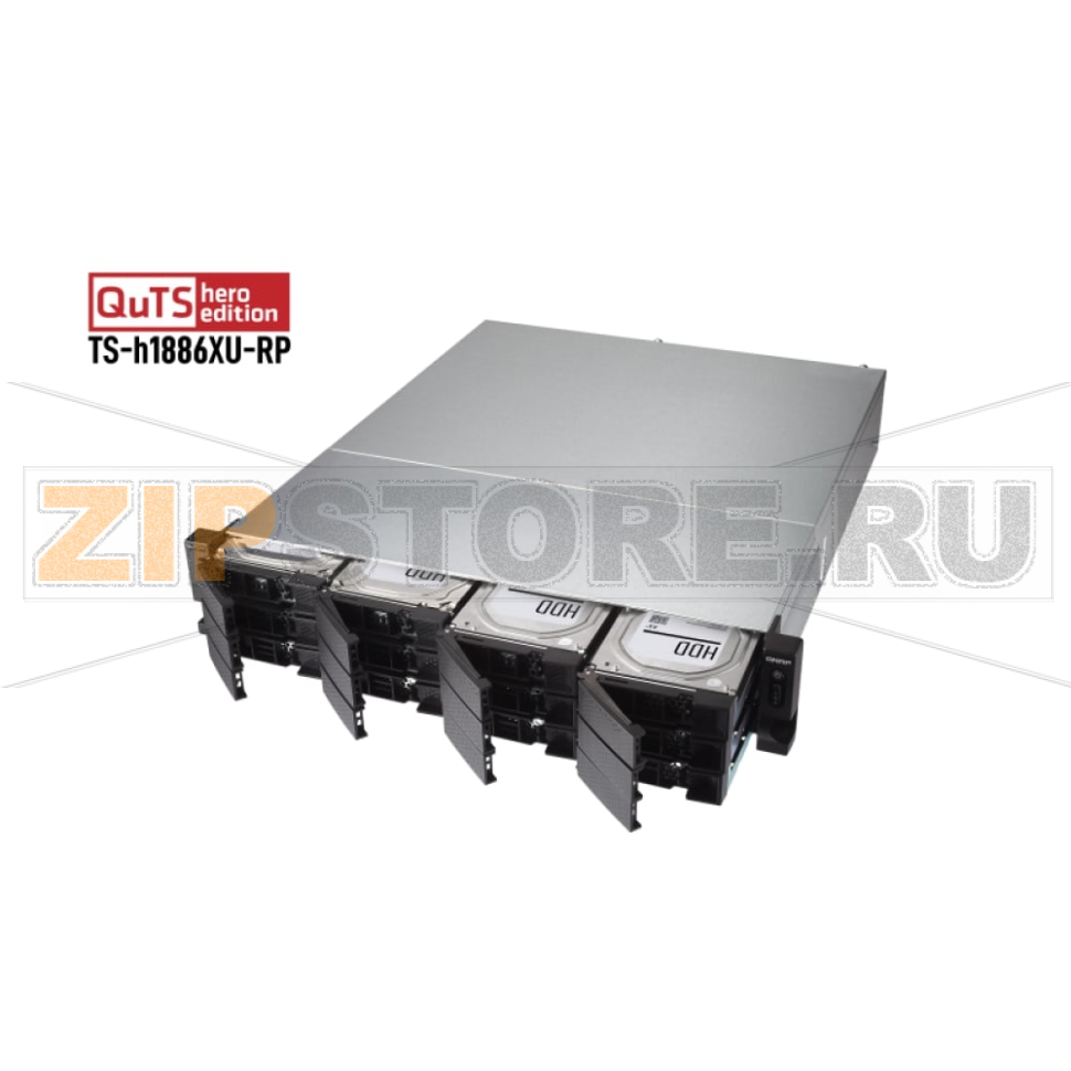 Накопитель сетевой QNAP TS-H1886XU-RP 