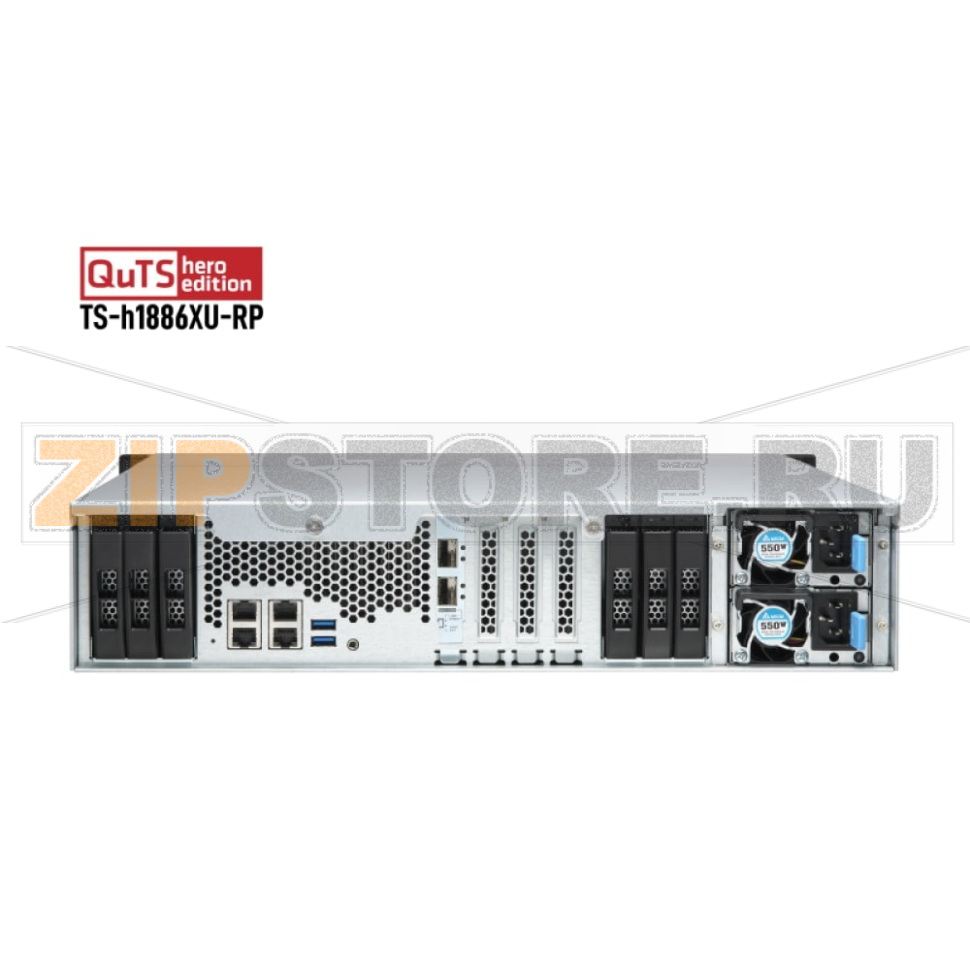 Накопитель сетевой QNAP TS-H1886XU-RP 