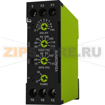 Реле контроля напряжения, 1 шт Tele V2UM230V10 