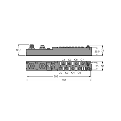 Модуль автономный для PROFIBUS-DP Turck SDPB-0808D-1001 