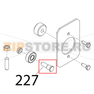 Perno cuscinetto Sirman Palladio 350 Perno cuscinetto Sirman Palladio 350Запчасть на деталировке под номером: 227