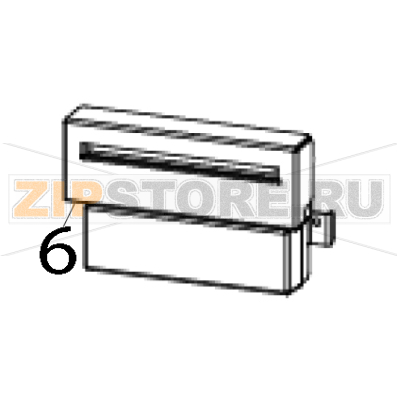 Отрезчик усиленный (роторный) TSC TTP-2410MU Резак усиленный (роторный) для принтера TSC TTP-2410MUЗапчасть на деталировке под номером: 6