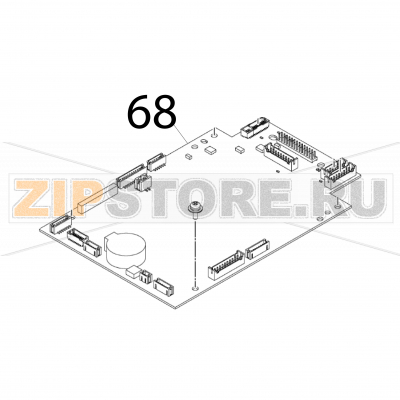 Cont PCB (LAN, USB) AD assy-LF Sato FX3-LX Cont PCB (LAN, USB) AD assy-LF Sato FX3-LXЗапчасть на деталировке под номером: 68Название запчасти на английском языке: Cont PCB (LAN, USB) AD assy-LF Sato FX3-LX.