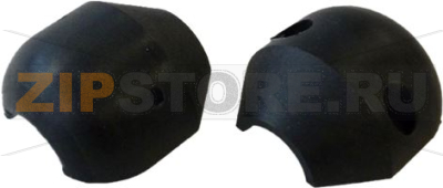 Hose-stopper in black plastic for 