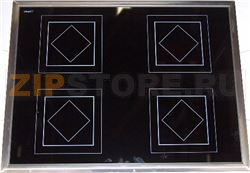 Ceran glass plate #216044 inkl. frame 