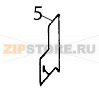 Right deflector Fagor HMM-6/11 Right deflector Fagor HMM-6/11Запчасть на деталировке под номером: 5Название запчасти Fagor на английском языке: Right deflector HMM-6/11.
