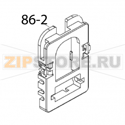 Flap frame Sato FX3-LX Flap frame Sato FX3-LXЗапчасть на деталировке под номером: 86-2Название запчасти на английском языке: Flap frame Sato FX3-LX.