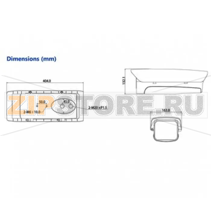 Кожух водонепроницаемый Dahua PFH610N-H 