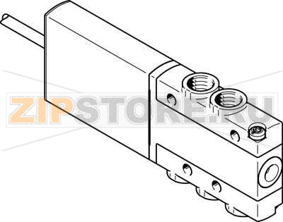 Распределитель с электроуправлением Festo MHE2-MS1H-5/2-M7-K 