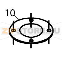 Junta de goma Ø83xØ44x2 Fagor ECO-160