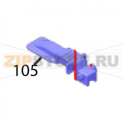 Label holder guide RH Sato CL4NX Label holder guide RH Sato CL4NXЗапчасть на деталировке под номером: 105Название запчасти на английском языке: Label holder guide RH Sato CL4NX.