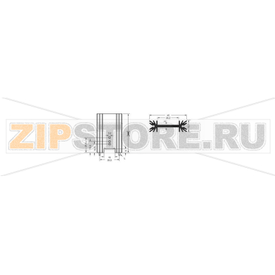 Радиатор 6.2 К/Вт, 50.8x45x12.7 мм, TO-220, TO-218, TO-3P Fischer Elektronik SK 409 