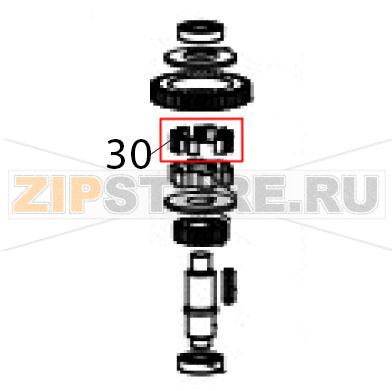 Roller pressuer spring Hurakan HKN-20SN2V Roller pressuer spring Hurakan HKN-20SN2VЗапчасть на деталировке под номером: 30