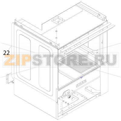 Welded box LJ. A.F. Fagor AD-48 D Welded box LJ. A.F. Fagor AD-48 DЗапчасть на деталировке под номером: 22Название запчасти Fagor на английском языке: Welded box LJ. A.F. AD-48 D.