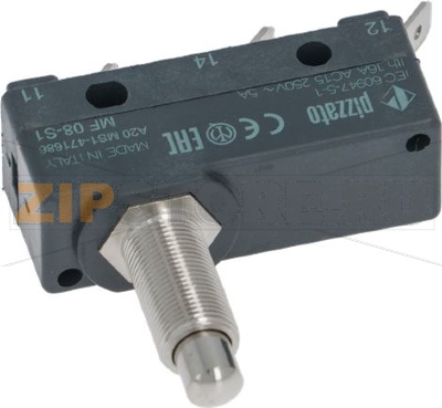 МИКРОПЕРЕКЛЮЧАТЕЛЬ PIZZATO MF08-S1 250В 