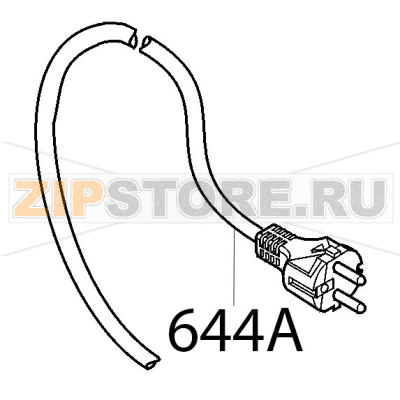 Cavo alim. comp. MN suko unifi Sirman Topaz 220 Cavo alim. comp. MN suko unifi Sirman Topaz 220Запчасть на деталировке под номером: 644A
