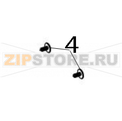 Screw, TP3*6, MOQ 50 PCS TSC MB240T Screw, TP3*6, MOQ 50 PCS TSC MB240TЗапчасть на деталировке под номером: 4