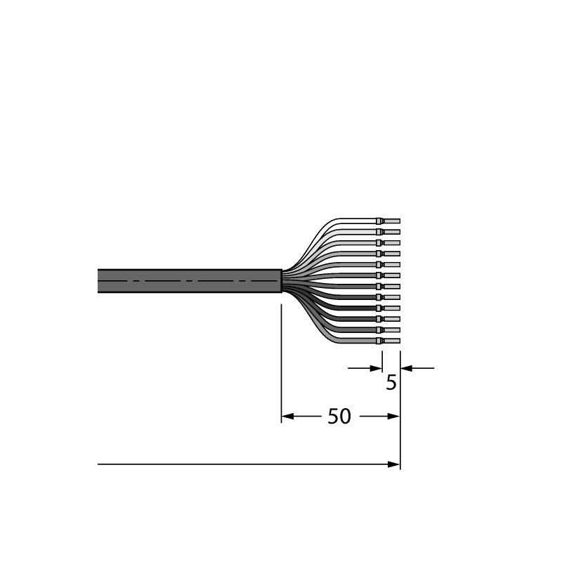 Кабель PUR Turck RSC12T-2/TXL 